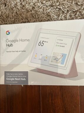 Google Nest Hub in Soft Pink